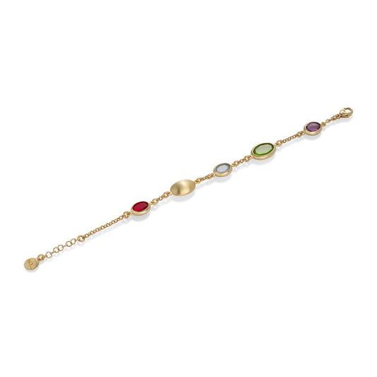 Caramelle Ovali bracelet with multicolor glass pastes
