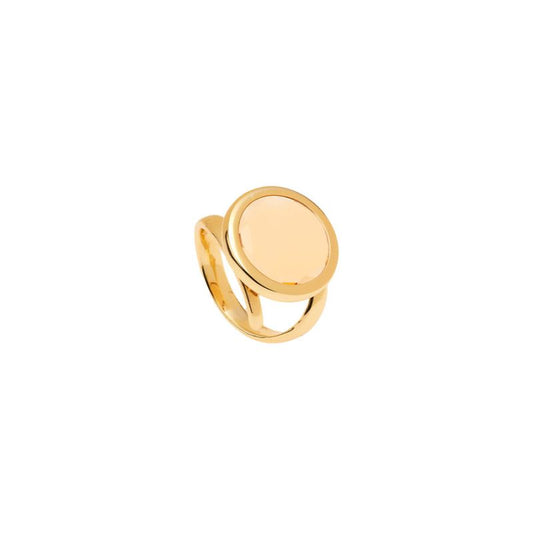 Le Chicche adjustable ring with 16mm champagne glass paste