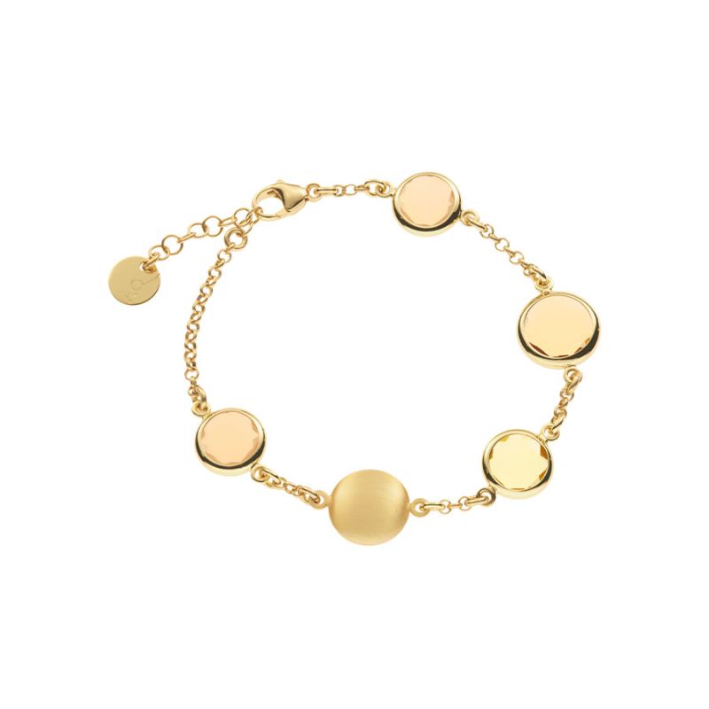 Le Chicche bracelet with soap-shaped elements and champagne glasses